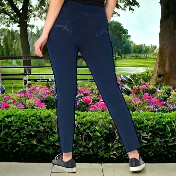 Women With Control Jeans 4 Tummy Control Stretch Wonder Denim Renee Goldstein - Picture 11 of 16